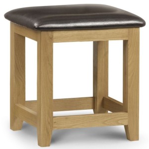 Julian Bowen Oak Furniture Marlborough Dressing Table Stool Julian Bowen Oak Furniture Marlborough Dressing Table Stool