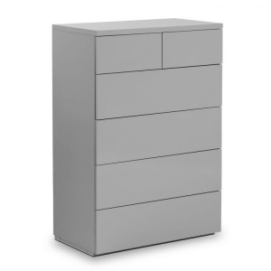 Julian Bowen Painted Furniture Monaco Grey 4 Over 2 Drawer Chest Julian Bowen Painted Furniture Monaco Grey 4 Over 2 Drawer Chest