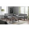 Julian Bowen Monza Furniture Mid-Grey Linen Armchair MON503