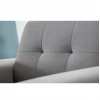 Julian Bowen Monza Furniture Mid-Grey Linen 3 Seater Sofa MON502