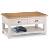 Julian Bowen Painted Furniture Richmond Grey 2 Drawer Coffee Table