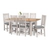 Julian Bowen Painted Furniture Richmond Grey Extending Dining Table