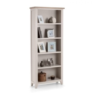 Julian Bowen Painted Furniture Richmond Grey Tall Bookcase Julian Bowen Painted Furniture Richmond Grey Tall Bookcase