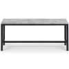 Julian Bowen Metal Furniture Staten Bench STA105