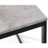 Julian Bowen Furniture Staten Concrete and Metal Rectangular Dining Table