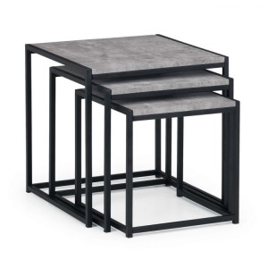 Julian Bowen Metal Furniture StatenNest of Tables Julian Bowen Metal Furniture StatenNest of Tables