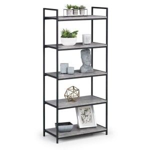 Julian Bowen Metal Furniture Staten Tall Bookcase Julian Bowen Metal Furniture Staten Tall Bookcase