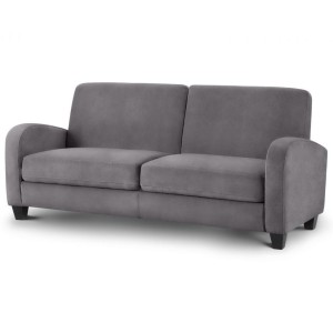 Julian Bowen Vivo Furniture Dusk Grey Chenille 3 Seater Sofa Julian Bowen Vivo Furniture Dusk Grey Chenille 3 Seater Sofa