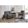 Julian Bowen Vivo Furniture Dusk Grey Chenille Armchair VIV101