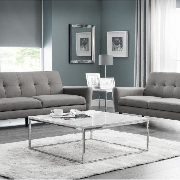 Julian Bowen Scala Metal and Marble Furniture Julian Bowen Scala Metal and Marble Furniture