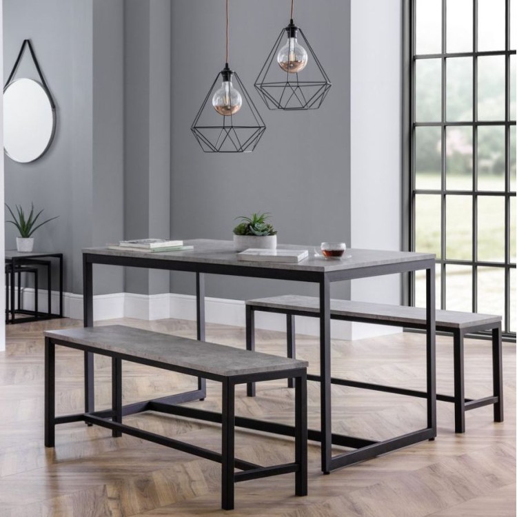 Julian Bowen Staten Metal Furniture Julian Bowen Staten Metal Furniture