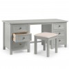 Julian Bowen Painted Furniture Maine Dove Grey Dressing Table