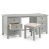 Julian Bowen Painted Furniture Maine Dove Grey Dressing Table