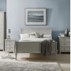 Julian Bowen Painted Furniture Maine Dove Grey 3 Drawer Bedside