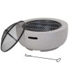 Lifestyle Appliances Garden Furniture Adena MGO Round Firepit LFS707