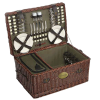 Lifestyle Outdoor Living Family Sized Willow Picnic Hamper LFS1000