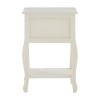 Loire Painted Furniture White 2 Drawer Bedside Table 5502123