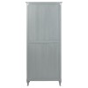 Loire Painted Furniture Light Grey Display Cabinet 5502143