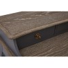 Loire Painted Furniture Dark Grey Writing Desk 5502159