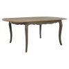 Loire Painted Furniture Dark Grey Extending Dining Table 5502161