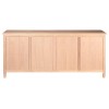 Premier Lyon Oak Furniture 4 Door Wide Sideboard 5501641