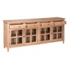 Premier Lyon Oak Furniture 4 Door Wide Sideboard 5501641