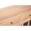 Premier Lyon Oak Furniture 4 Door Wide Sideboard 5501641