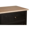 Premier Lyon Oak Painted Furniture Black 2 Door 2 Drawer Sideboard 5501651