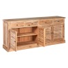 Premier Lyon Oak Furniture Louvred Colonial Sideboard 5501656