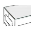 Premier Housewares Allure Chrome & Glass Coffee Table 5502541