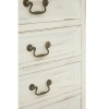 Hendra Weathered White Furniture 7 Drawers Cabinet