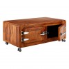 Mallani Bohemian Furniture Sheesham 2 Door Coffee Table 5502349