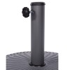 Royalcraft Garden 14kg Poly Resin Parasol Base in Charcoal