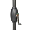 Royalcraft Garden Grey 3m Crank and Tilt Parasol Powder Coated Pole