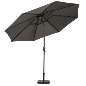 Royalcraft Garden Grey 3m Crank and Tilt Parasol Powder Coated Pole