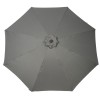 Royalcraft Garden Grey 3m Crank and Tilt Parasol Powder Coated Pole