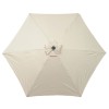 Royalcraft Garden Ivory 2.5m Crank and Tilt Parasol Powder Coated Pole