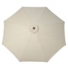 Royalcraft Garden Ivory 3m Crank and Tilt Parasol Powder Coated Pole