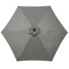 Royalcraft Garden Grey 2.5m Crank and Tilt Parasol