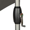 Royalcraft Garden Grey 3m Crank and Tilt Parasol