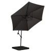 Royalcraft Grey 3m Standard Cantilever Over Hanging Parasol