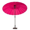 Royalcraft Garden Pink 2.7m Crank and Tilt Shanghai Parasol