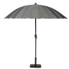 Royalcraft Garden Grey 2.7m Crank and Tilt Shanghai Parasol