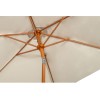 Royalcraft Garden Ivory 2.5m Woodlook Crank and Tilt Parasol