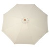 Royalcraft Garden Ivory 3m Woodlook Crank and Tilt Parasol