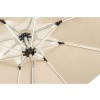 Royalcraft Garden Ivory 2.7m Crank and Tilt LED Strip Parasol