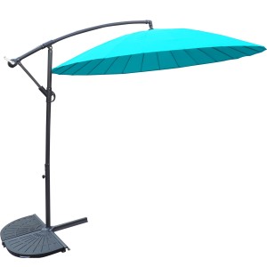 Royalcraft Garden 3m Blue Shangahi Cantilever Parasol Royalcraft Garden 3m Blue Shangahi Cantilever Parasol