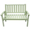 Royalcraft Garden Furniture Wooden Porto Green 2 Seater Bench Homestead