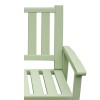 Royalcraft Garden Furniture Wooden Porto Green 2 Seater Bench Homestead