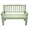 Royalcraft Garden Furniture Wooden Porto Green 2 Seater Bench Turnbury